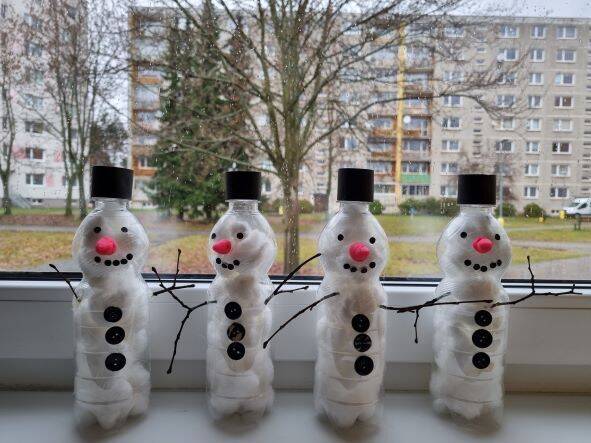 Netradiční sněhuláci
