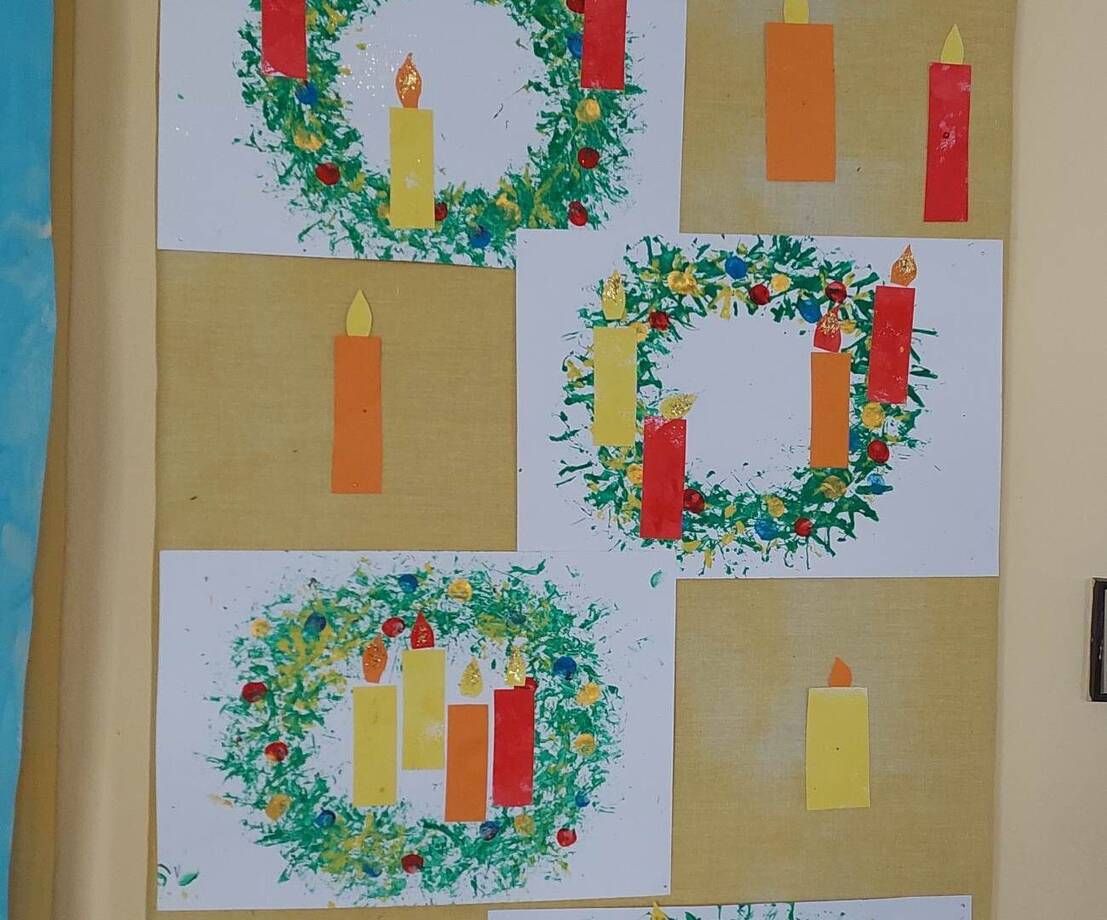 Adventní věnec, svíčky a muzeum....