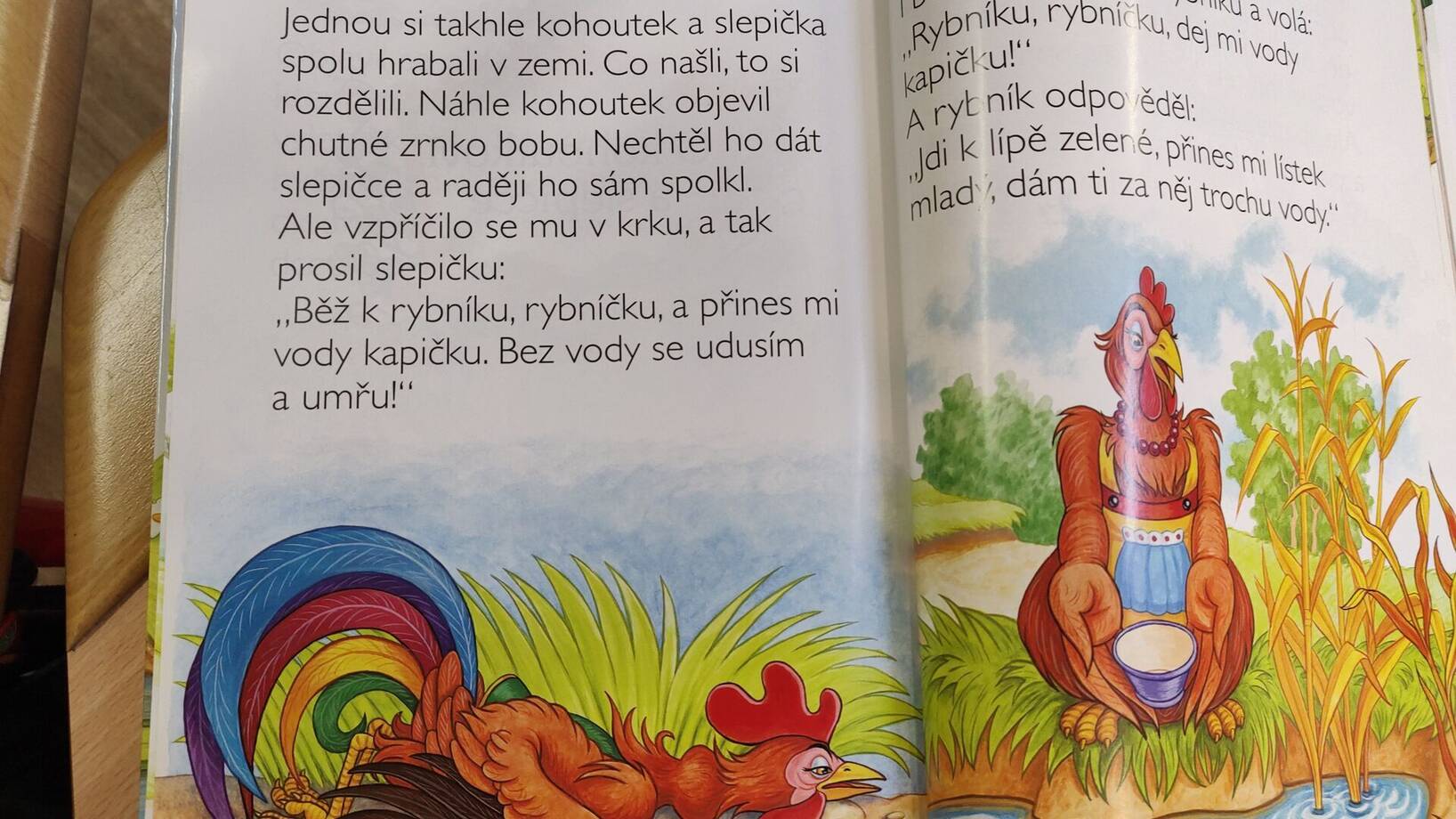 O kohoutkovi a slepičce