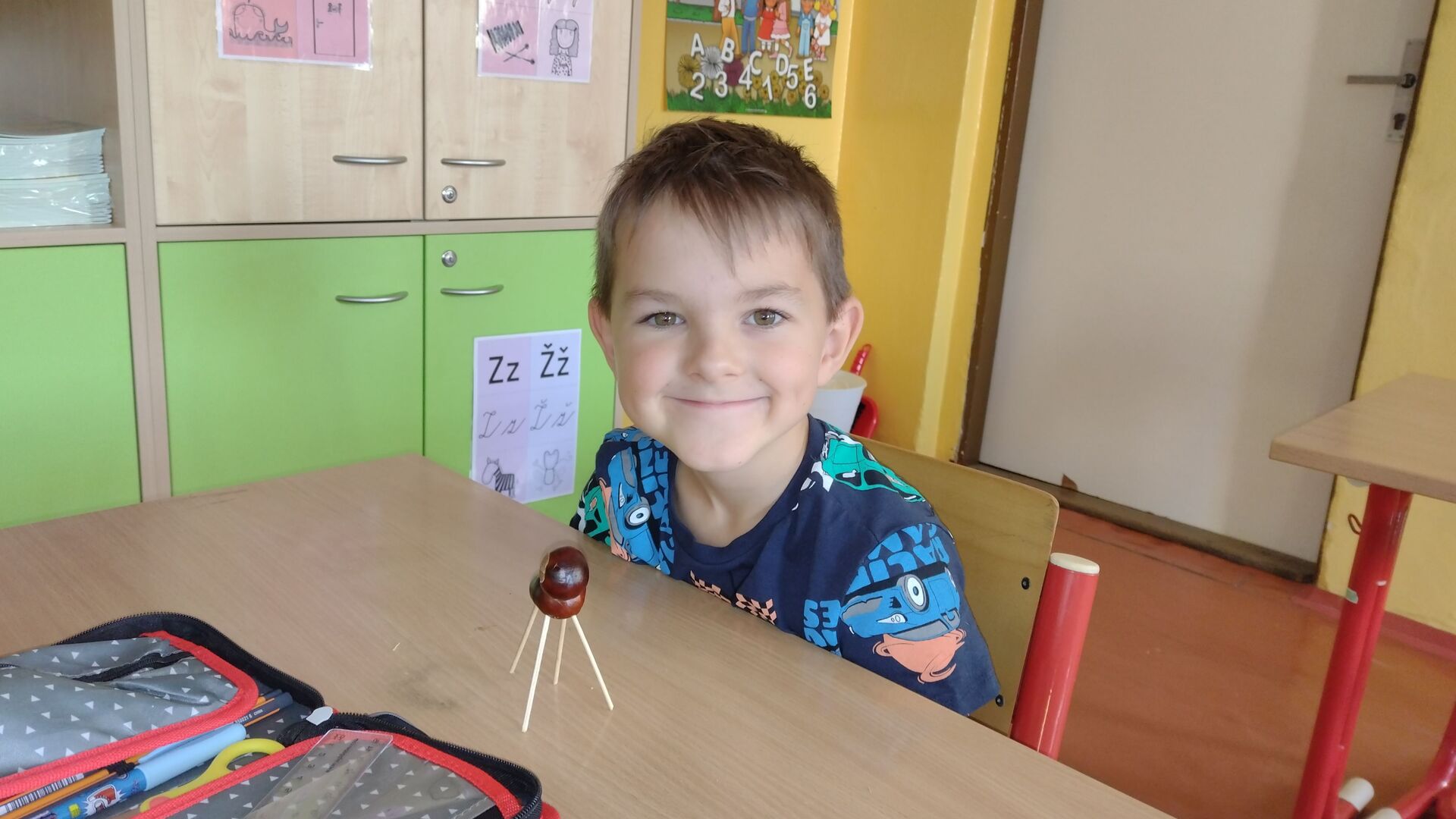 Zvířátka z kaštanů
