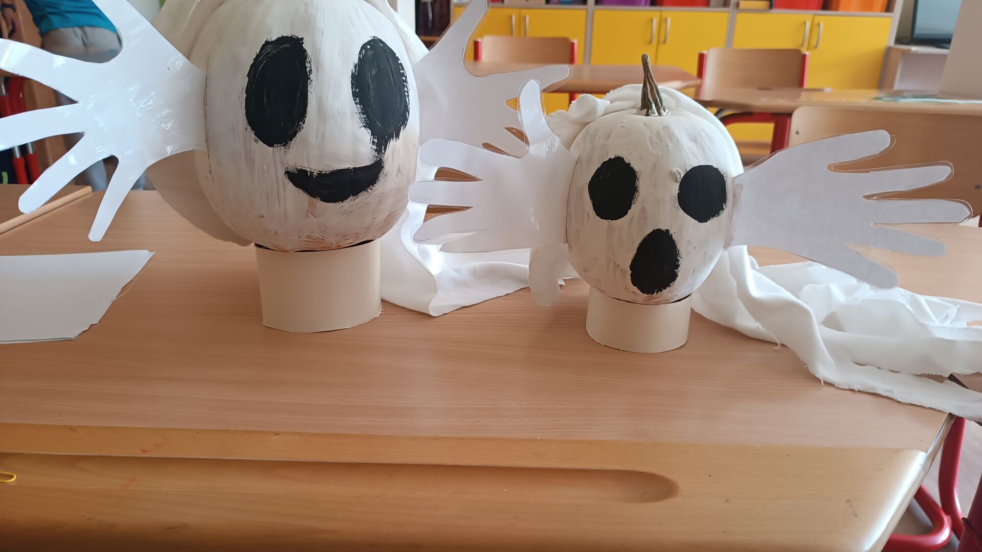 Uklízeli jsme a zdobili dýně