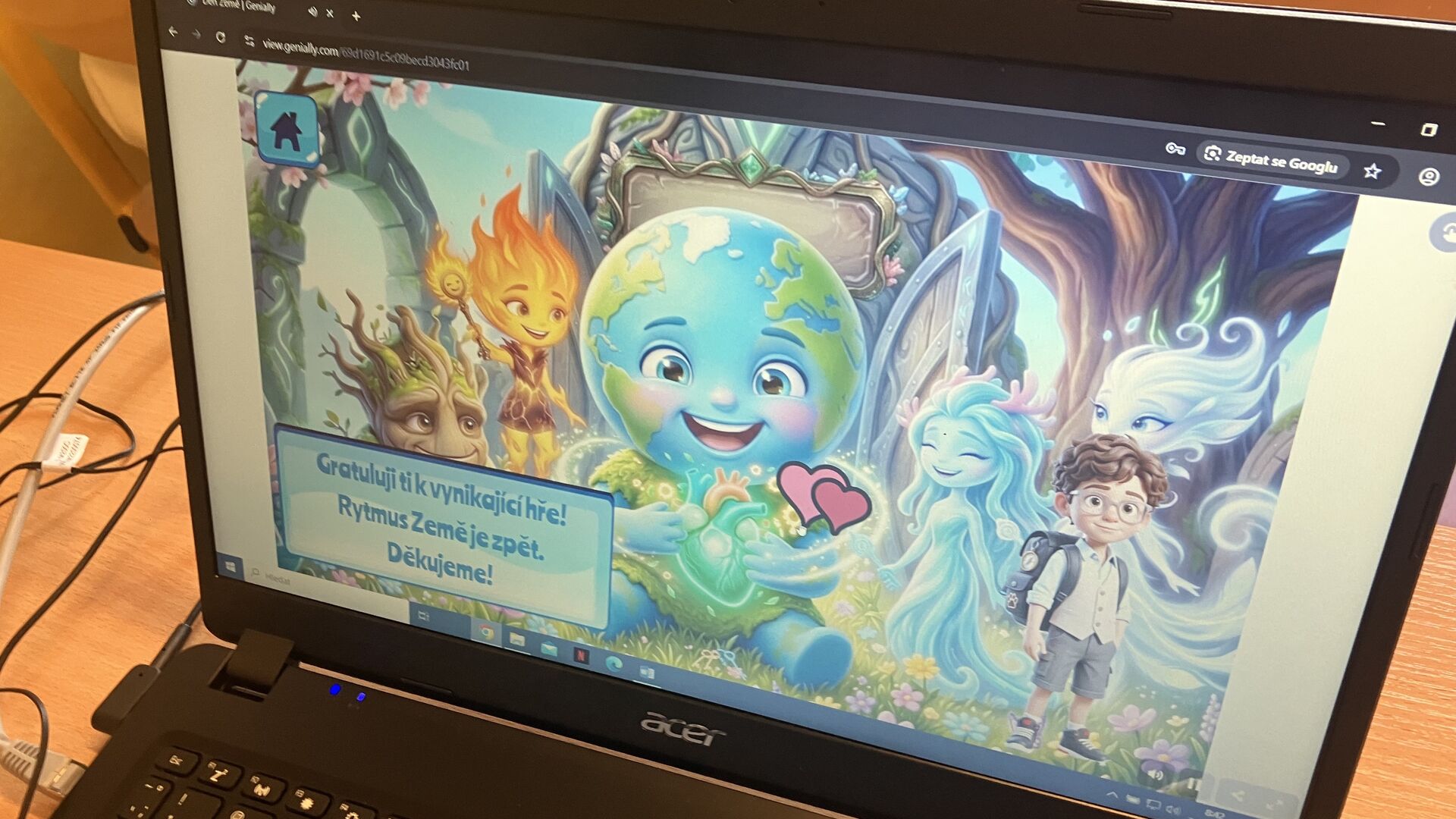 Den Země napříč předměty